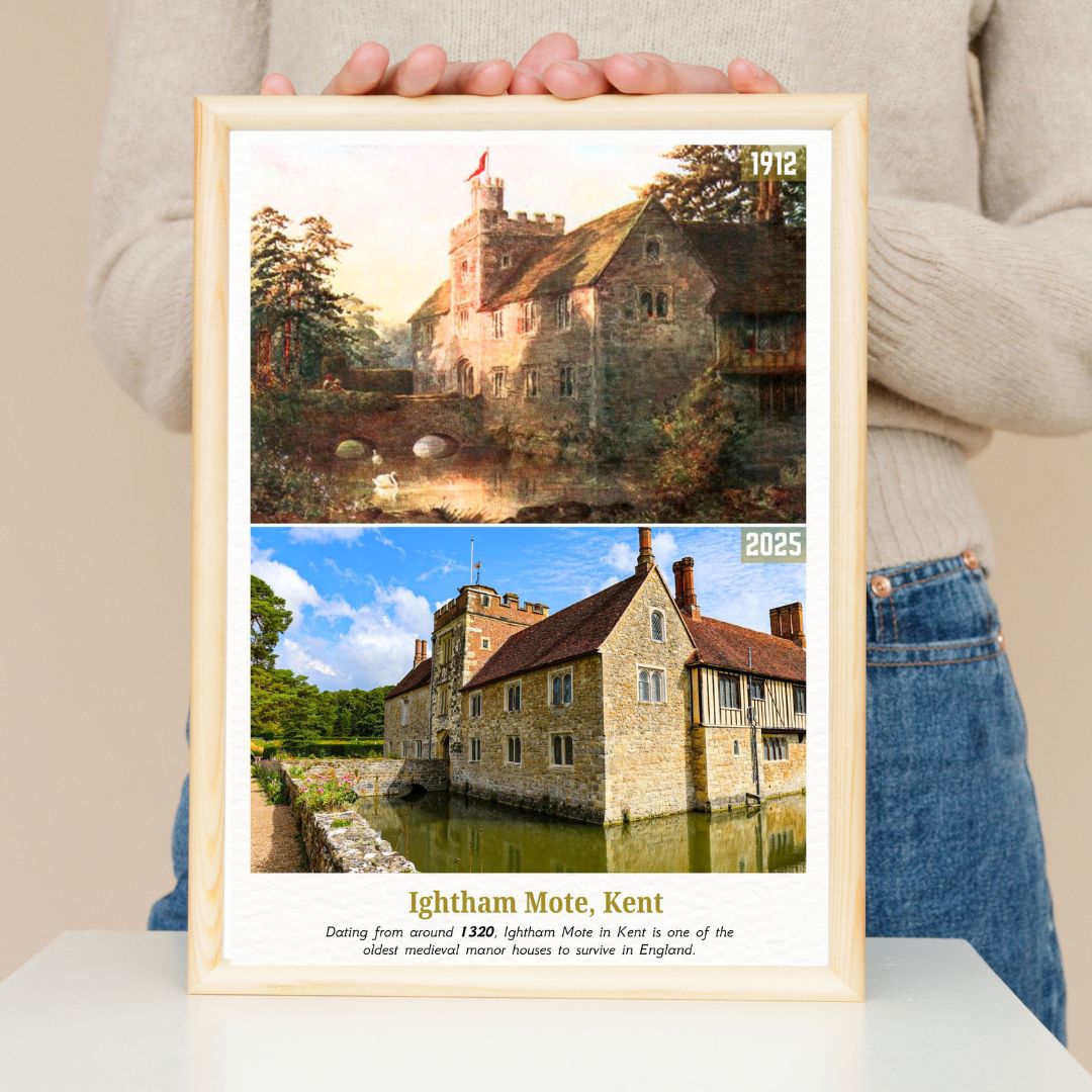 Then & Now: Ightham Mote, Kent